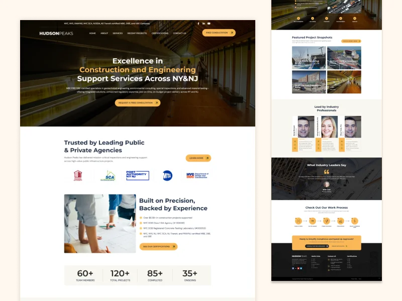 HudsonPeaks website